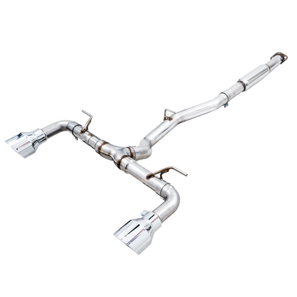 AWE Subaru BRZ/ Toyota GR86/ Toyota 86 Track Edition Cat-Back Exhaust- Chrome Silver Tips