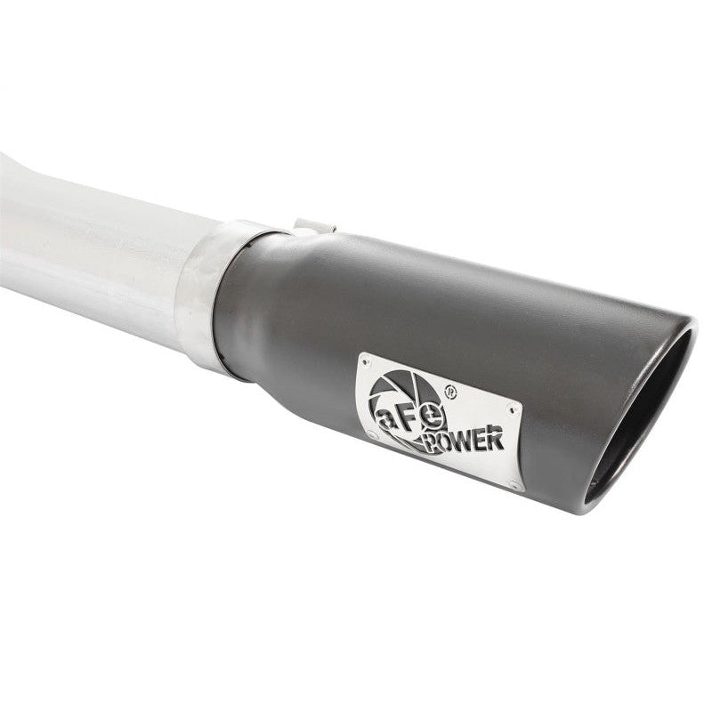 aFe MACHForce XP SS Exhaust 3in to 3.5in Cat-Back w/ Black Tip 15 Ford F-150 EcoBoost V6 2.7/3.5Ltt