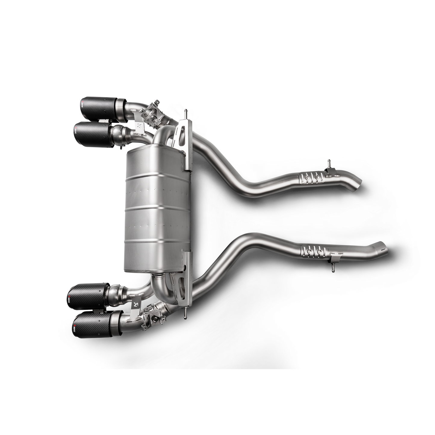 Akrapovič Slip-On Line Exhaust (Titanium) w/Carbon Tips - 2018+ BMW M2 Competition/M2 CS (F87N)