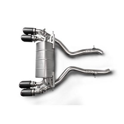 Akrapovič Slip-On Line Exhaust (Titanium) w/Carbon Tips - 2018+ BMW M2 Competition/M2 CS (F87N)