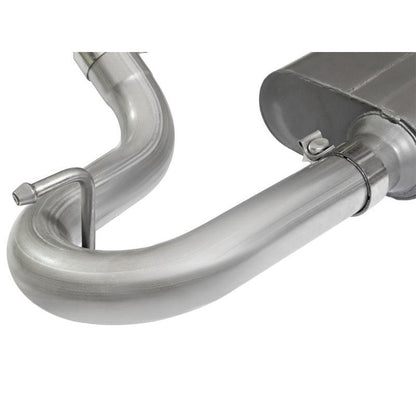 aFe Scorpion 2-1/2in Aluminized Steel Cat Back Exhaust 07-17 Jeep Wrangler V6-3.6/3.8L (4 Dr)