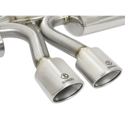 aFe Takeda 3in 304 SS Cat-Back Exhaust System w/ Polished Tips 2017 Honda Civic Si I4 1.5L (t)