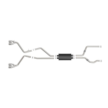 aFe MACH Force-Xp 2.5in. 304 SS C/B Exhaust 20-21 Ford Explorer V6-3.0L - Polished Tip