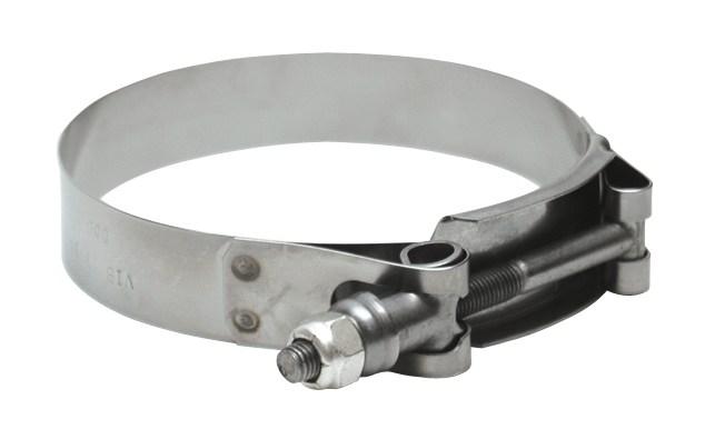 Vibrant SS T-Bolt Clamps Pack of 2 Size Range: 3.76in to 4.05in O.D. For use with 3.5in I.D. coup