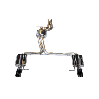 AWE Tuning Audi C7 A7 3.0T Touring Edition Exhaust - Dual Outlet Diamond Black Tips
