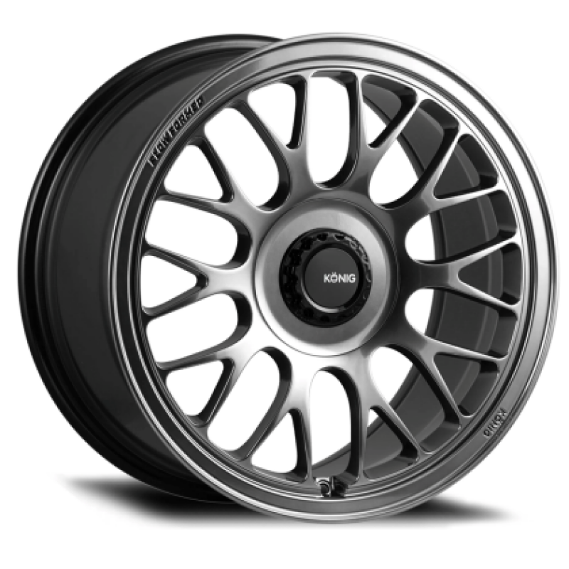 Konig MRK1 15x7 4x100 ET35 Hyper Carbon Wheel w/ Gloss Black Gear Cap/Logo/Cover Plate