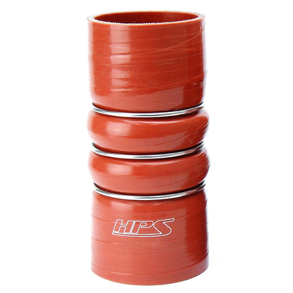 HPS 6 inch ID Silicone Charge Air Cooler CAC Hose Double Hump Coupler Bellow Hot High Temp 4-ply Aramid Reinforced 152mm CAC-600-HOT