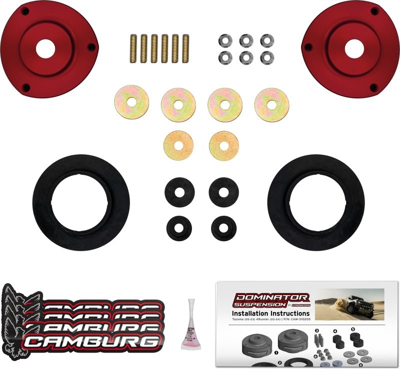 Camburg 05-23 Toyota Tacoma / 03-24 Toyota 4Runner Dominator Preload Spacer Kit-Preload Adjusters-Camburg