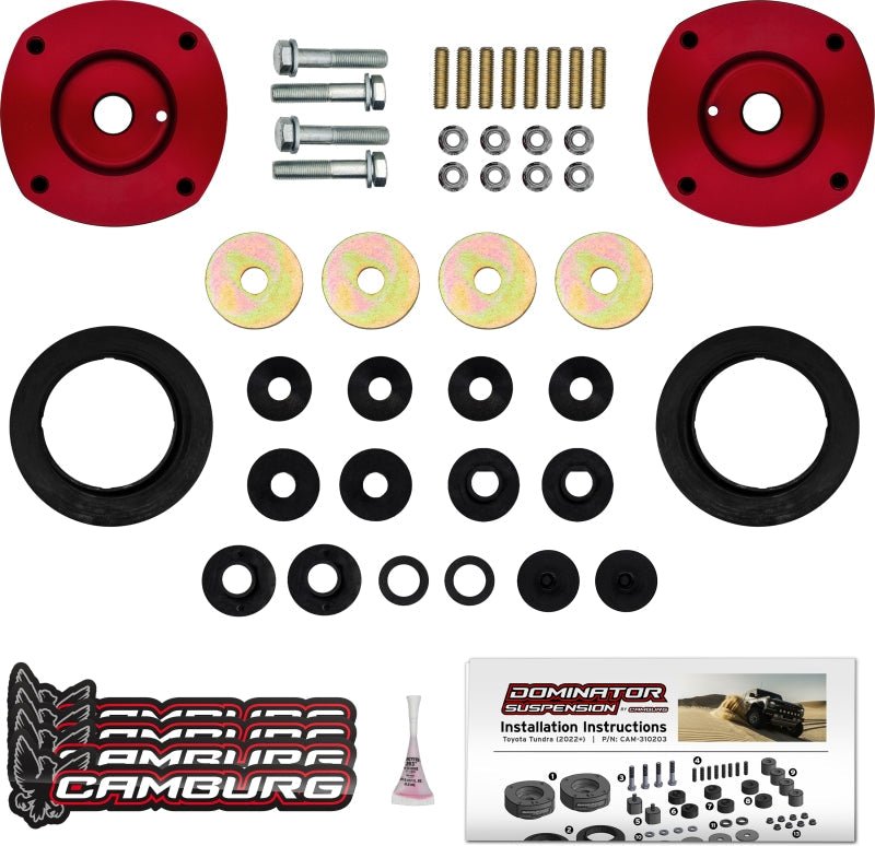 Camburg 22-24 Toyota Tundra 2wd /4wd Dominator Preload Spacer Kit-Preload Adjusters-Camburg