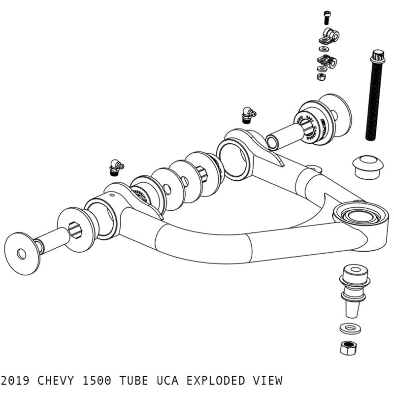 Camburg Chevy/GMC 1500 2WD/4WD 19-23 1.25in Performance Uniball Upper Arms-Suspension Arms & Components-Camburg