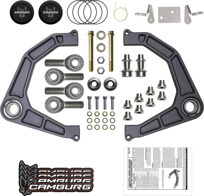 Camburg Ford Raptor 17-23 KINETIK V2 Performance Billet Uniball Upper Arms-Suspension Arms & Components-Camburg