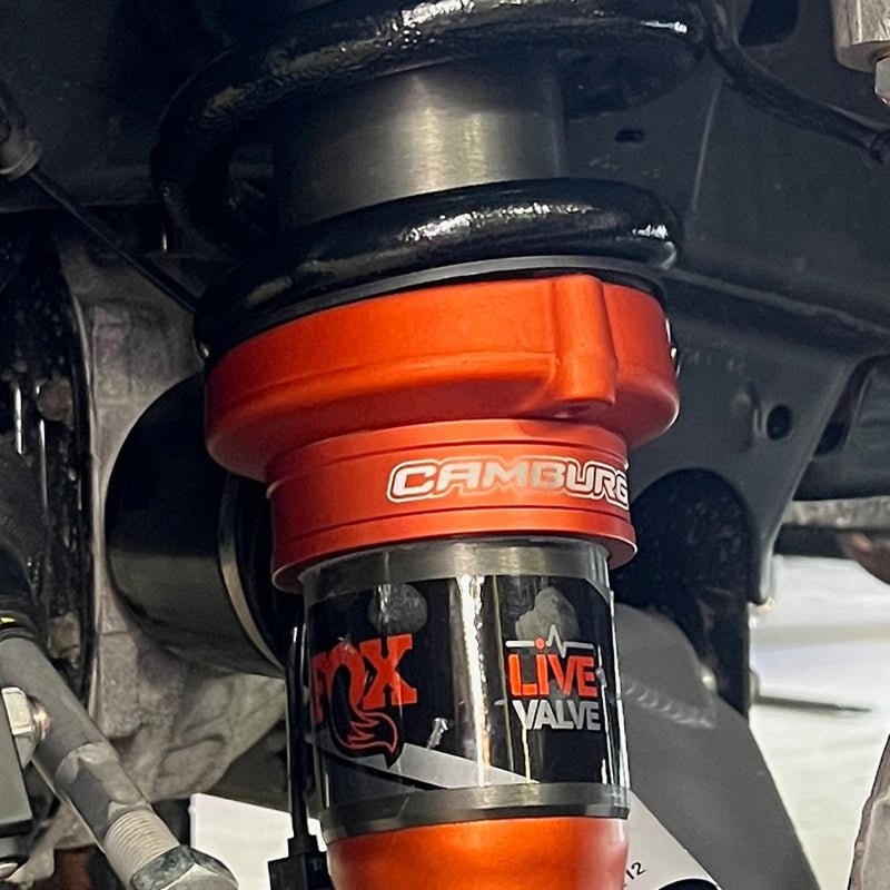Camburg Ford Raptor 21-23 1.5in Front Spring Preload Spacer Kit (Fox Orange)-Preload Adjusters-Camburg