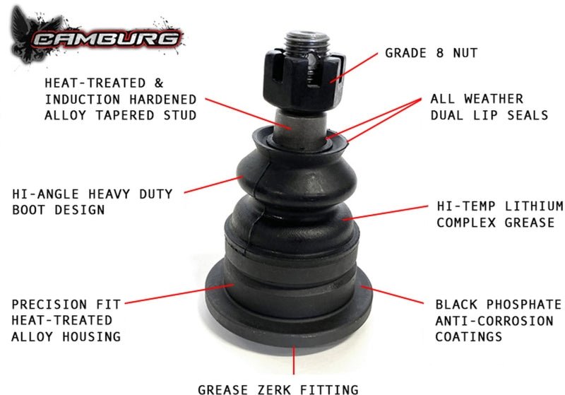 Camburg Toyota 4-Runner 03-23 / FJ 07-14 Performance X-Joint Upper Arms-Suspension Arms & Components-Camburg