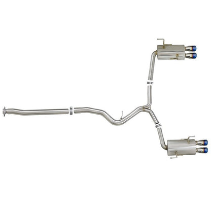 aFe Takeda 3in 304 SS Cat-Back Exhaust System 15-18 Subaru WRX/WRX STI H4-2.0/2.5L (t)