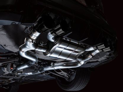 AWE Tuning SwitchPath Cat-Back Exhaust for BMW G8X M3/M4 - Diamond Black Tips