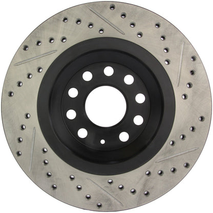 StopTech 09 VW Passat CC / 06-09 Passat Slotted & Drilled Right Rear Rotor