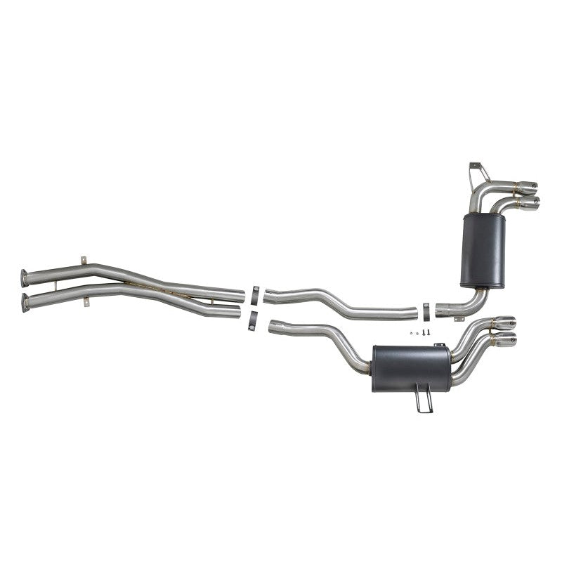 aFe MACH Force-Xp 2.5in 304 SS Cat-Back Exhaust w/ Polished Tips 01-06 BMW M3