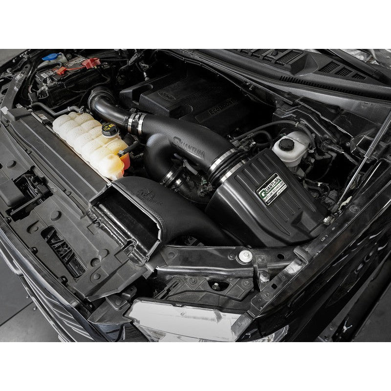 aFe Quantum Pro DRY S Cold Air Intake System 15-18 Ford F150 EcoBoost V6-3.5L/2.7L - Dry