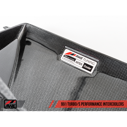 AWE Tuning Porsche 991 (991.2) Turbo/Turbo S Performance Intercooler Kit