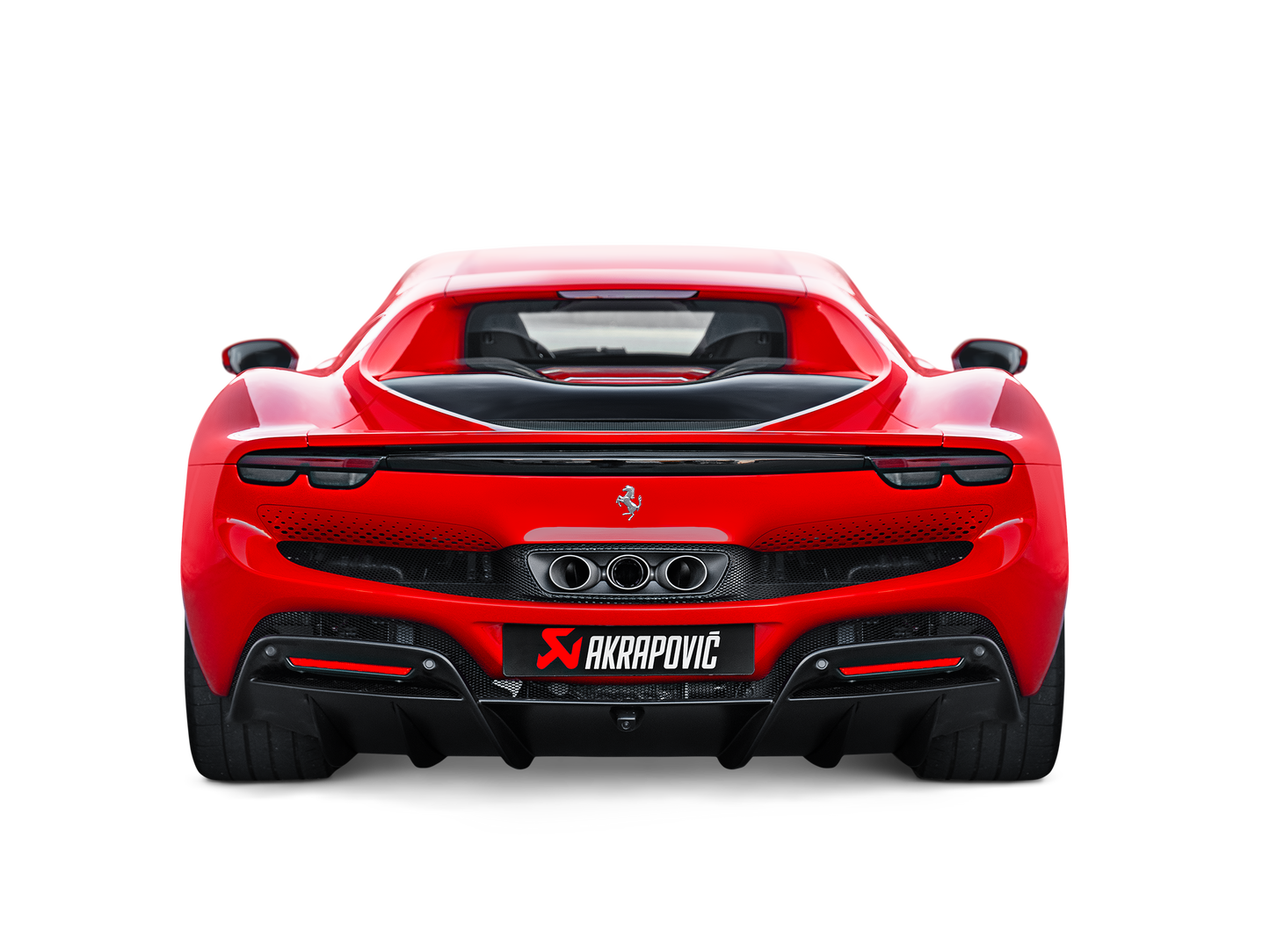 Akrapovič Slip-On Race Line Exhaust (Titanium) - 2023+ Ferrari 296 GTB