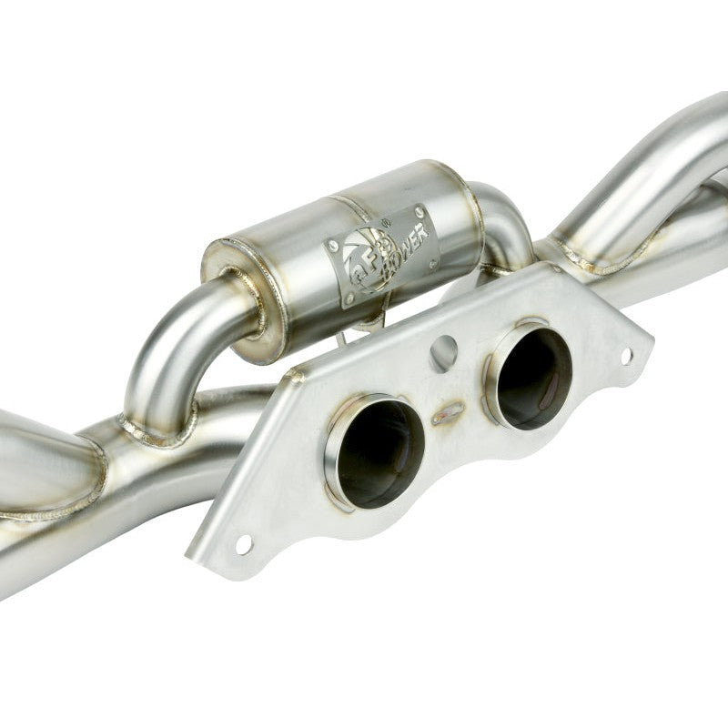 aFe Power MACHForce XP 304 Stainless Secondary Muffler Delete Pipe 14-19 Porsche 911 GT3 3.8L/4.0L