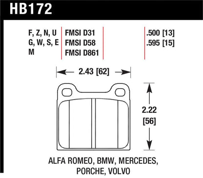 Hawk HPS Street Brake Pads