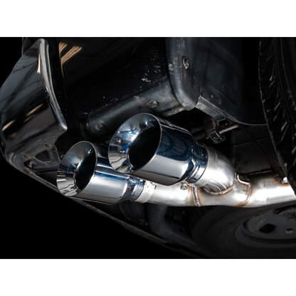AWE Tuning 09-18 RAM 1500 5.7L (w/o Cutouts) 0FG Single Side Exit Cat-Back Exhaust - Chrome Tips