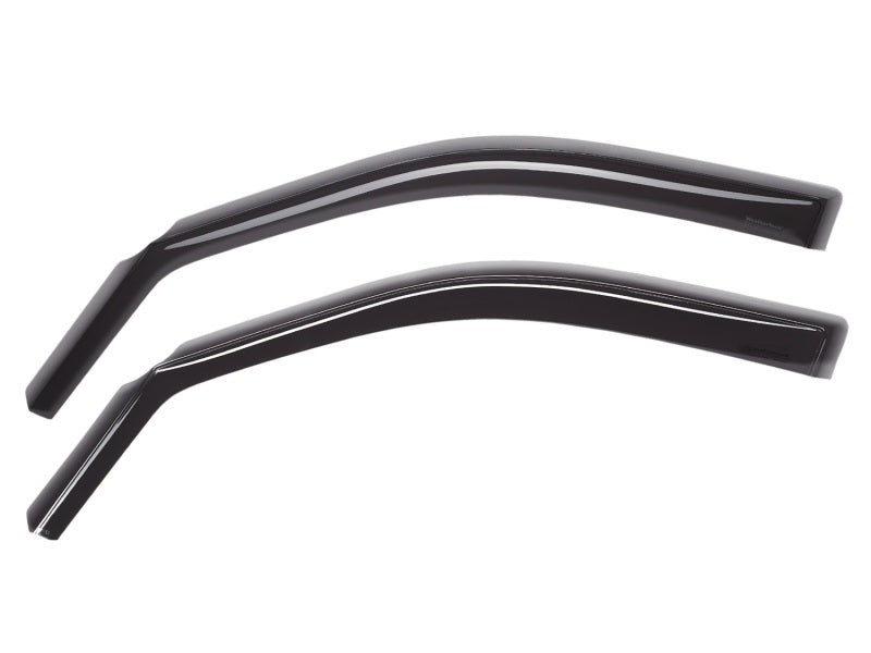 WeatherTech 96-25 Chevrolet Express Front Side Window Deflectors - Dark Smoke