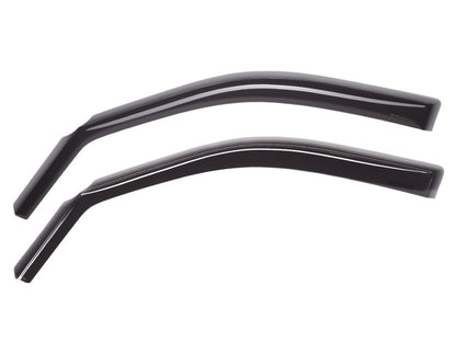 WeatherTech 96-25 Chevrolet Express Front Side Window Deflectors - Dark Smoke