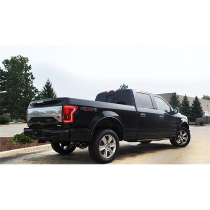 Corsa 2015 Ford F-150 3.5L Ecoboost (Super Crew Cab) Black Sport Single Side Dual 4in Tips CB Exh