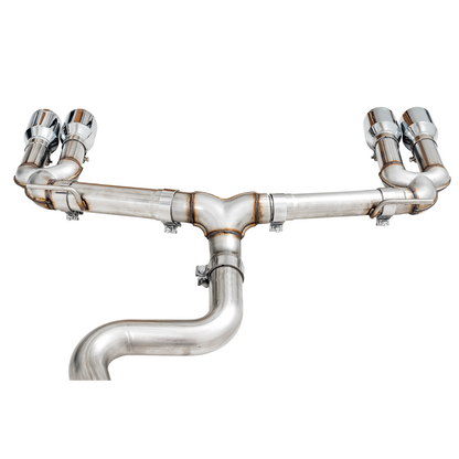 AWE Tuning Audi 8V S3 Track Edition Exhaust w/Chrome Silver Tips 102mm