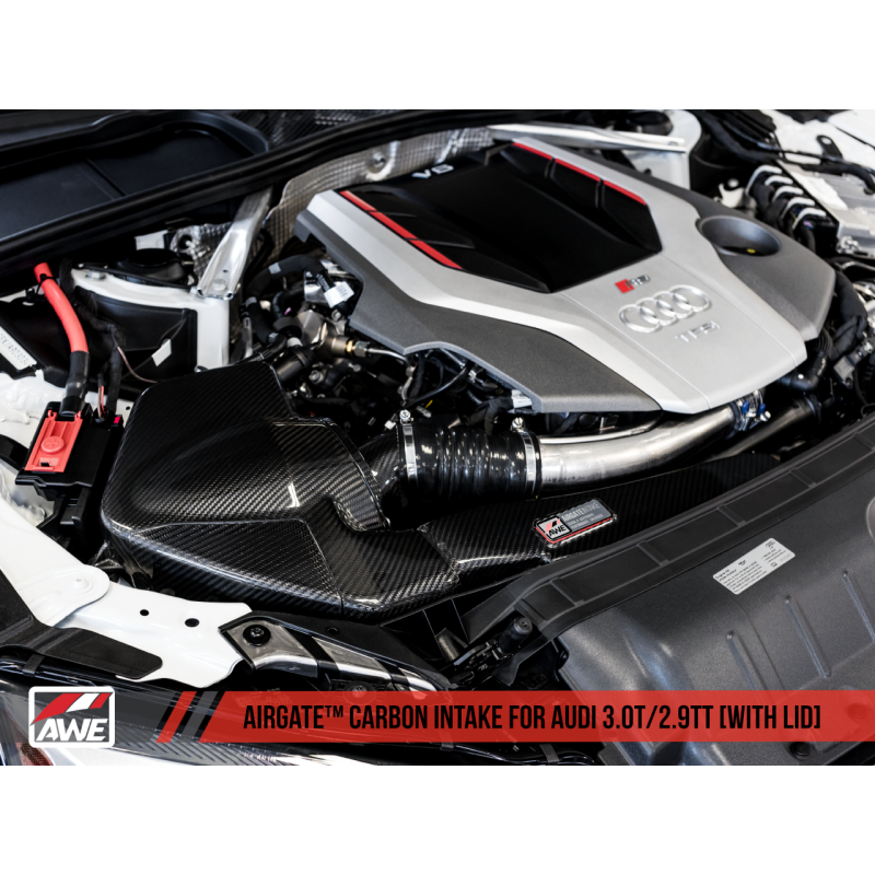 AWE Tuning Audi B9/B9.5 S4/S5/RS5 3.0T Carbon Fiber AirGate Intake w/ Lid