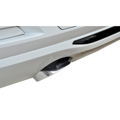 Corsa 12-14 BMW 335i Sedan AWD F30 3in Polished Touring Dual Rear Single 3.5in Tip Cat-Back Exhaust