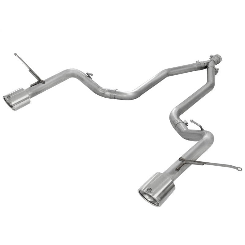 aFe MACHForce XP 14+ Jeep Grand Cherokee V6 3.0L (td) 2.5in DPF-Back 409SS Exhaust w/o Resonators