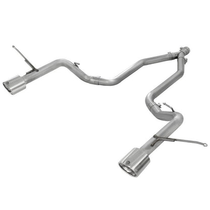 aFe MACHForce XP 14+ Jeep Grand Cherokee V6 3.0L (td) 2.5in DPF-Back 409SS Exhaust w/o Resonators