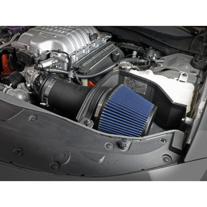 aFe Magnum FORCE Stage-2XP Cold Air Intake System w/Pro DRY S- Black - 2017-2018 Dodge Challenger/Charger