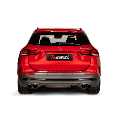 Akrapovič Evolution Line Catback Exhaust (Titanium) w/Carbon Tips - 2024+ Mercedes-Benz GLA45/GLA45S AMG