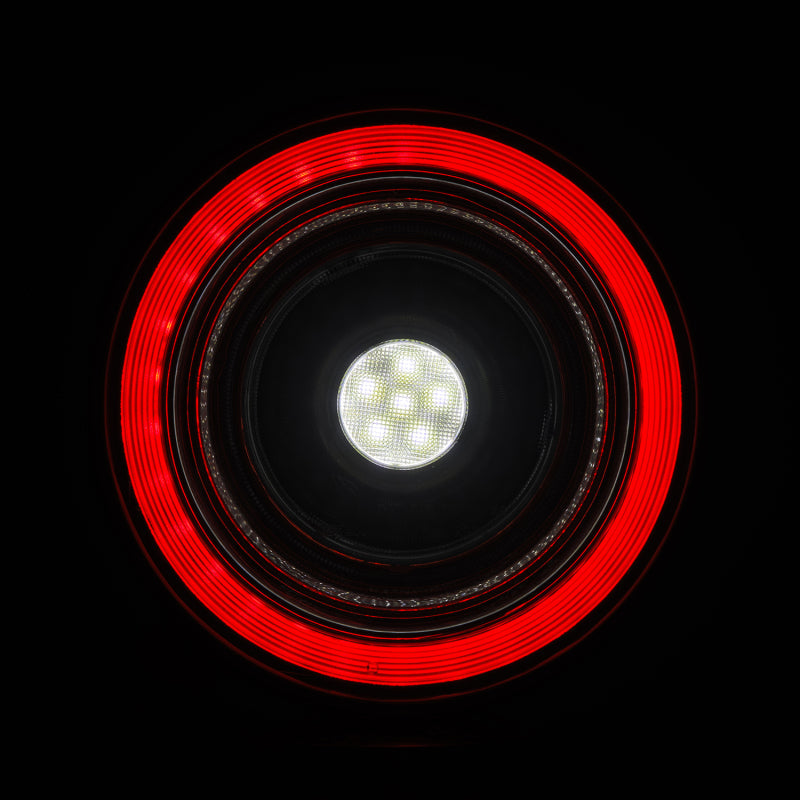 AlphaRex 10-15 Ferrari 458 NOVA-Series Prismatic LED Tail Lights Smoke