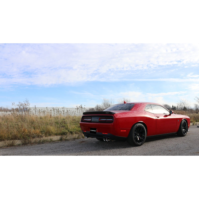 Corsa 15-17 Dodge Challenger Hellcat Dual Rear Exit Sport Exhaust w/ 3.5in Polished Tips