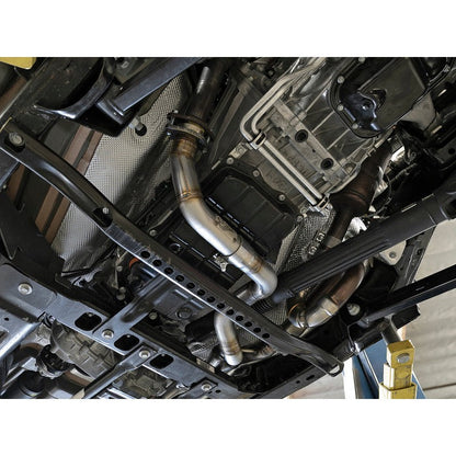 aFe POWER Twisted Steel Y-Pipe 2-1/4in 409 SS Exhaust System 2018 Jeep Wrangler (JL) V6-3.6L
