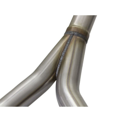 aFe Rebel Series CB 2.5in Dual Center Exit SS Exhaust w/ Black Tips 07-15 Jeep Wrangler 3.6L/3.8L V6