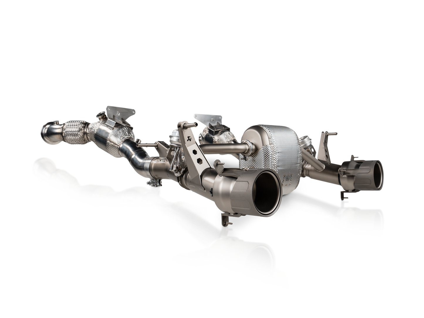 Akrapovič Evolution Line Catback Exhaust (Titanium) - 2020+ Ferrari F8 Tributo/Spider