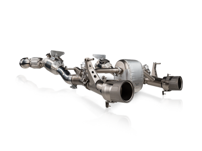 Akrapovič Evolution Line Catback Exhaust (Titanium) - 2020+ Ferrari F8 Tributo/Spider