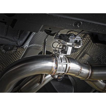 aFe MACH Force-Xp 2-1/2in SS Axle Back Exhaust w/Polished Tips 15+ BMW M3/M4 (F80/F82) L6 3.0L (tt)