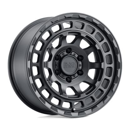 Black Rhino CHAMBER Matte Black 17x8.5 -18 5x127mm 71.5mm