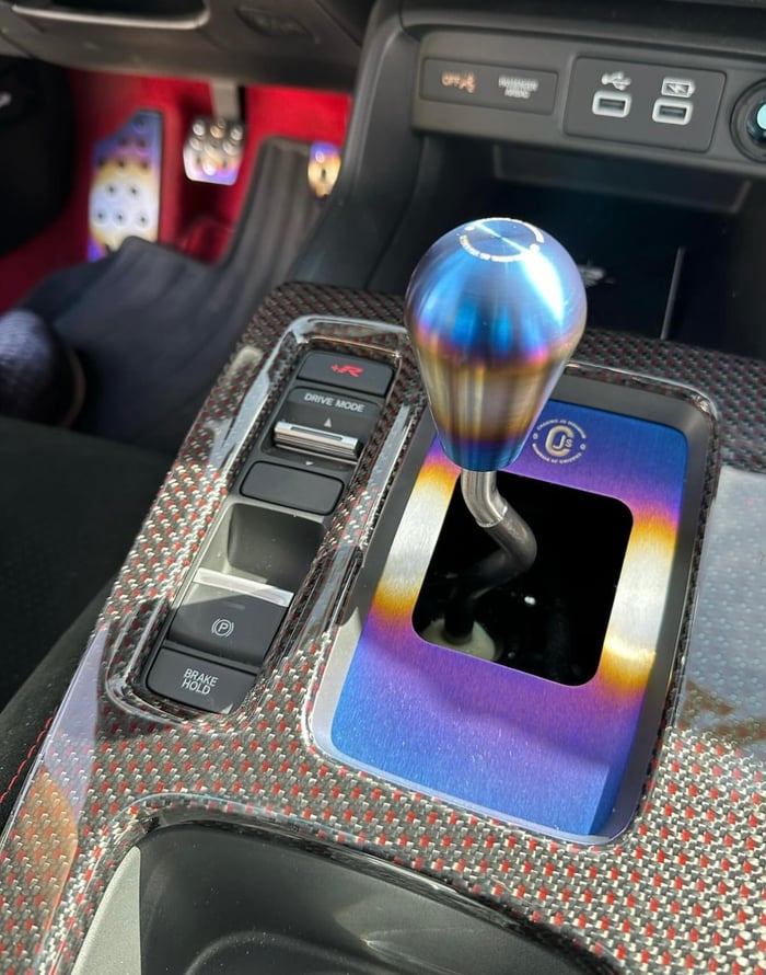 Chasing JS Civic Type R FL5 Titanium Shift Boot Delete Shift Boot