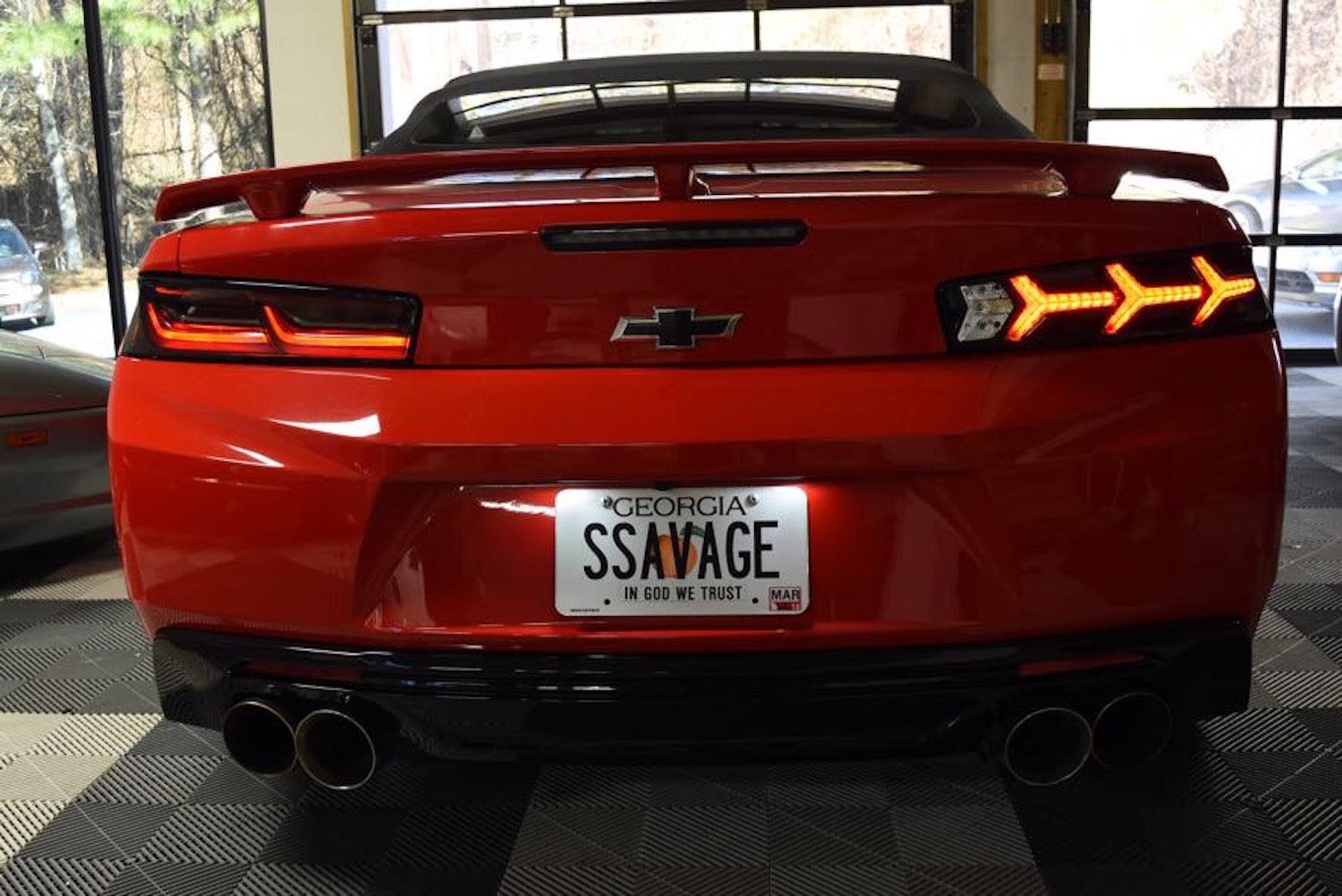 Chevrolet Camaro (16 - 18) (Pair / Lambo / Smoked): Morimoto XB LED Tails - Tail Lights - Morimoto XB LED Tails