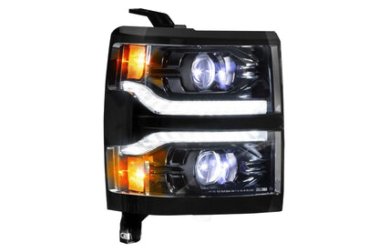 Chevrolet Silverado 1500 (14 - 15): Morimoto XB LED Headlights - Headlight Trim - Morimoto XB LED Headlights