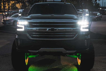 Chevrolet Silverado 1500 (16 - 18): Morimoto XB LED Headlights - Headlight Trim - Morimoto XB LED Headlights