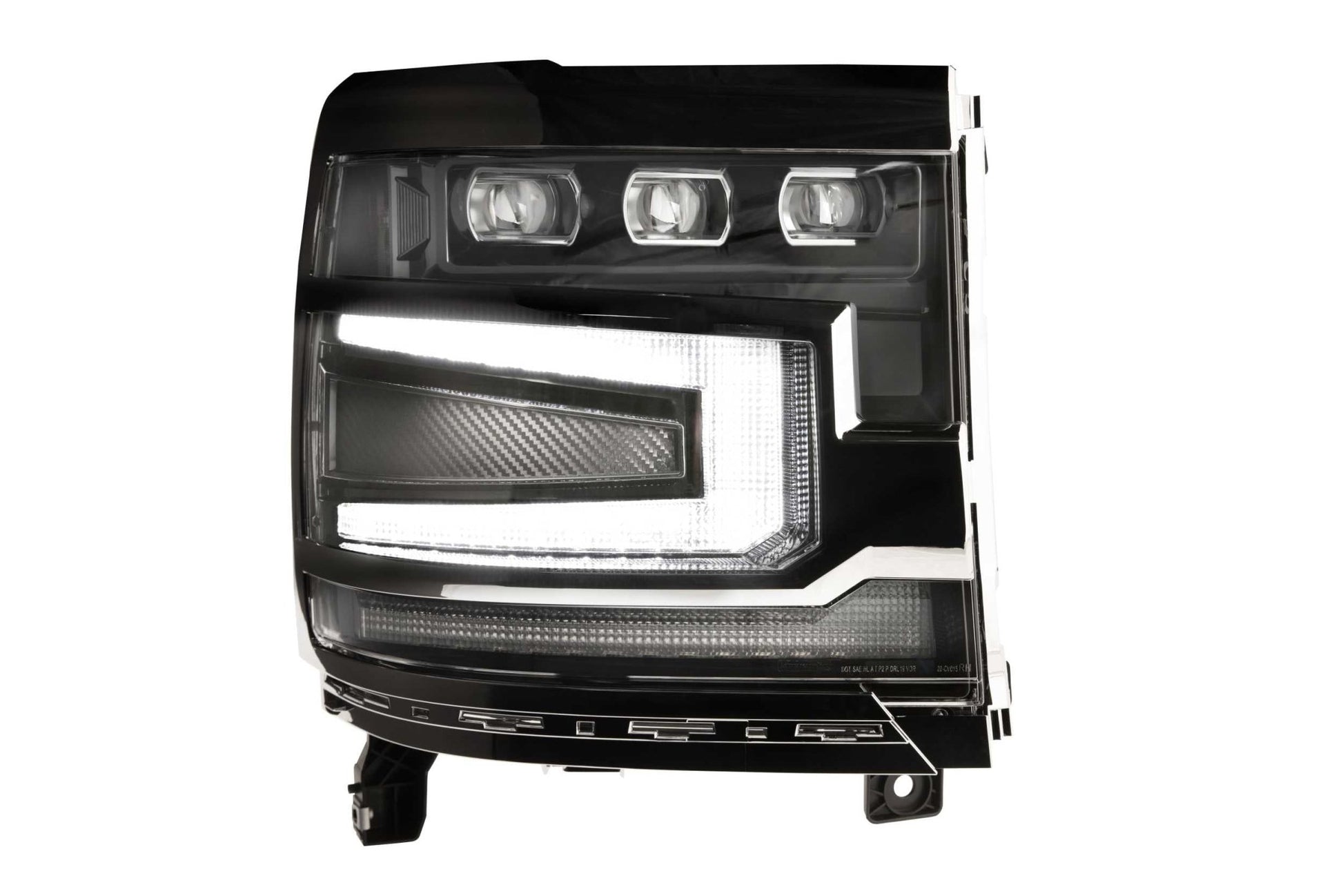 Chevrolet Silverado 1500 (16 - 18): Morimoto XB LED Headlights - Headlight Trim - Morimoto XB LED Headlights